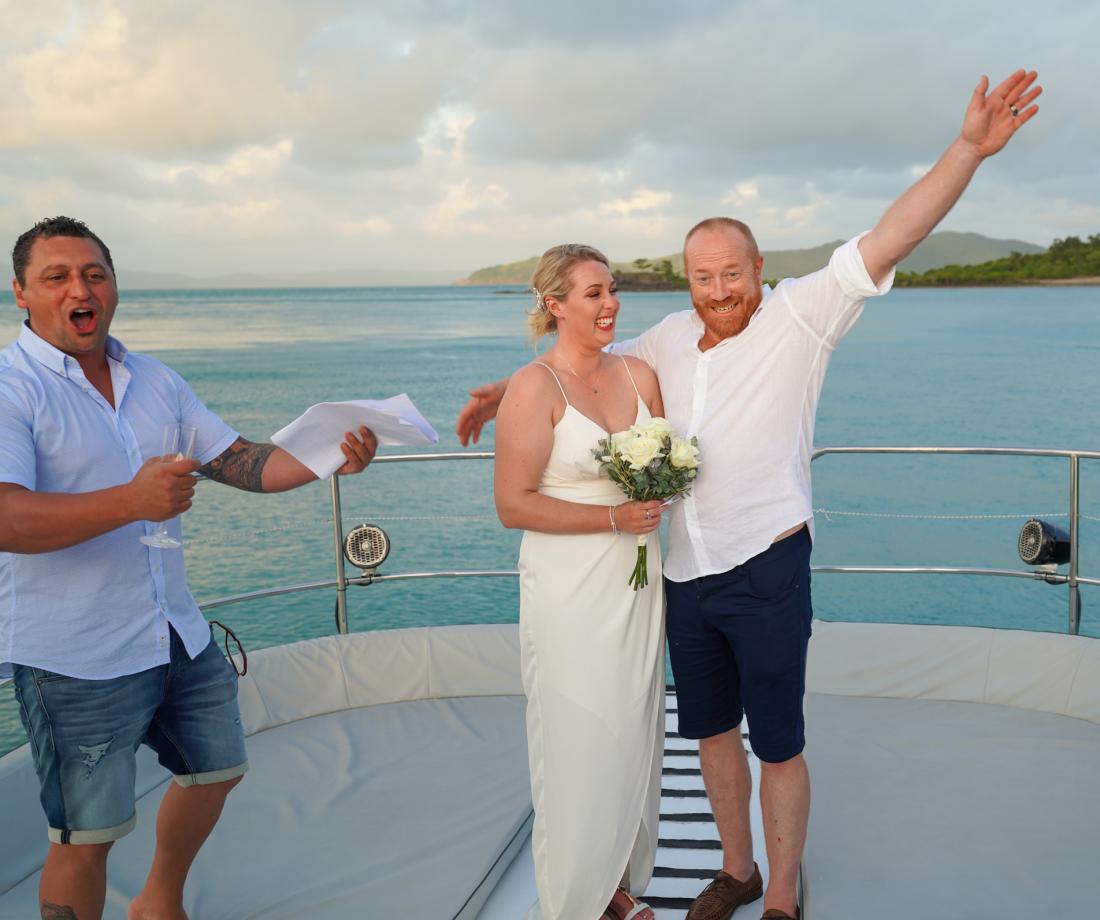 Catamaran Weddings Whitsundays