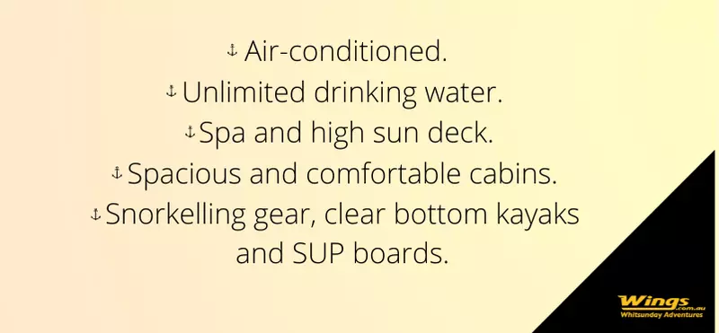 Wings II and Wings III have air-conditioned